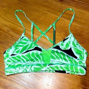 alo Yoga Goddess Palm Springs Glow print bra size XS